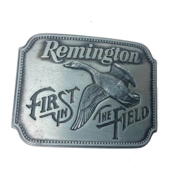 Remington Other - Vintage Remington Belt Buckle Canada Goose FIRST IN THE FIELD